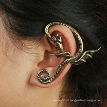 Venda quente dragão design individual vintage grosso grampo de ouvido punho de orelha dragão